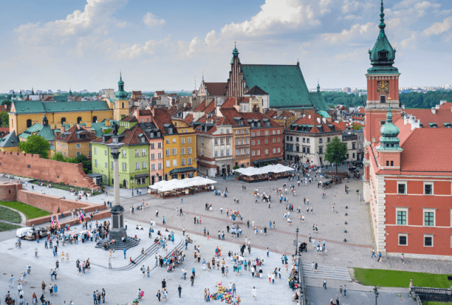 Cidade Velha Varsóvia Polônia Europa viagem